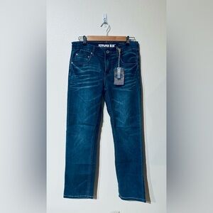 Flypaper Women's Indigo Straight Leg Jeans